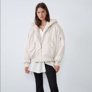 Zara Reversible Bomber Jacket 